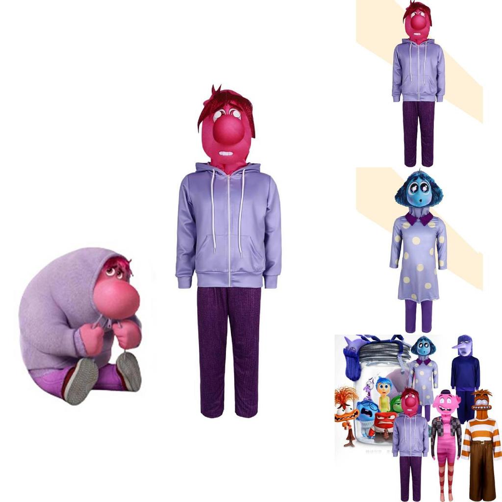 Stylish Inside Out 2 Cosplay Costume With Comfortable Polyester Fabric Unisex