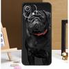 Süße schwarze Mops Hund Hülle Für Xiaomi 15 14 Ultra 13T 14T 15T 17 Pro Max POCO F7 Pro F5 F6 X5 X6 X7 F8 Ultra Abdeckung