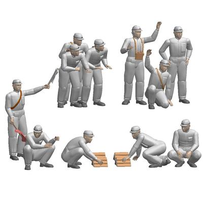 1/72 IJN Flight Deck Crew Set