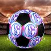 SIZE 5 FC Schalke 04 Soccer Ball Colorful All Ages Machine Stitched PVC Competition Ready Durable High-Bounce