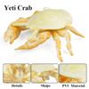 Oenux Simulation Ocean Sea Life Animals Model Lovely Crab Action Figures Toy Cake Toppers Collection Jouet Kids Education Gift