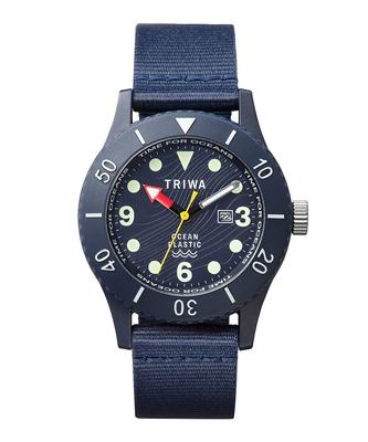 TRIWA and Time for Oceans Submariner Deep Blue Men's Women's Watch, TFO202-CL150712 [Official Import]