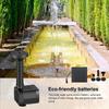 1-2PC Mini Solar Fountain Pump 1.2W Power Board Kit Solar Panel Water Pump for Garden Pool Bird Bathroom Fountain with 6 Nozzles