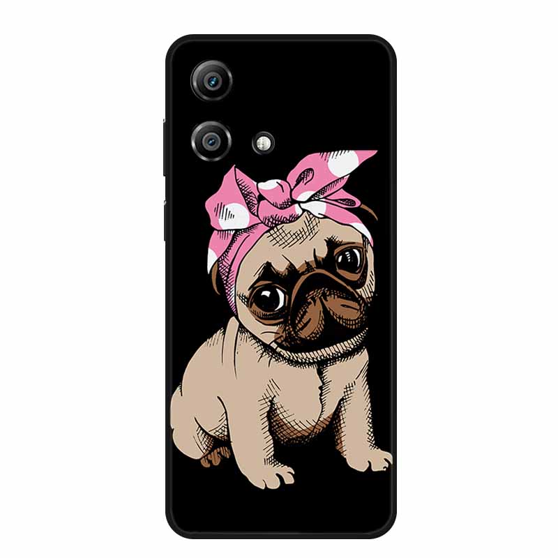 For Moto G Stylus 2023 Case Cute Cartoon Cat Black Silicone Soft Phone Case For Motorola Moto G Stylus 2023 Back Cover Case 6.5"