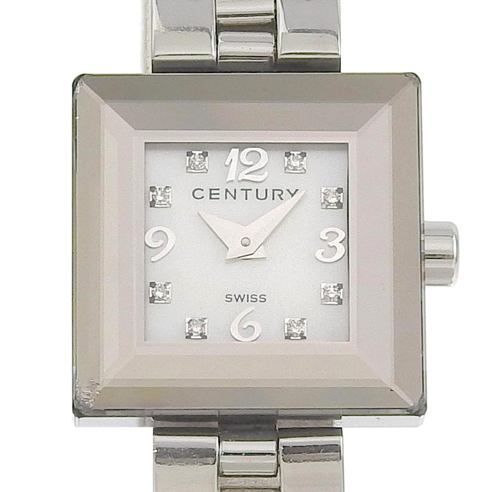 

CENTURY jolly joker Watches 907.7.F.AB1.11-SA 8P diamond Silver/White White shellDial Stainless Steel/diamond Quartz Analog display Women Used