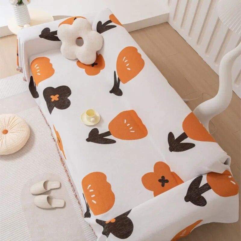 Tulip Sofa Cover Mat Funda Sofas Ajustables Throw Blanket Living Room Sofa Couple Position Modern Throw Camping Picnic Blanket