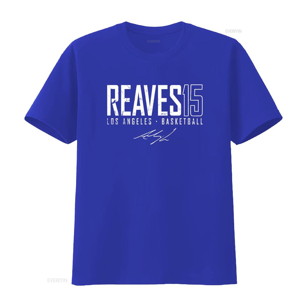 Austin Reaves 15 T Shirt Los Angeles Basketball Stylish Sports Fashion Wear Vintage Washed Versatile Casual Fashion Unisex