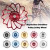 Lixada MTB Road Bike Ceramic Pulley 7075 Aluminum Alloy Rear Derailleur 13T Guide Cycling Ceramics