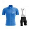 Herren Fahrradtrikot Shorts Set Atmungsaktiv Schnelltrocknend Fahrradbekleidung Rennrad Mountainbike