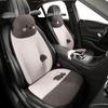 Funny Puppy Car Seat Cover 2025 New Autumn Fleece Fabric PU Leather Warm Comfortable Quick Installation Fits Most Cars