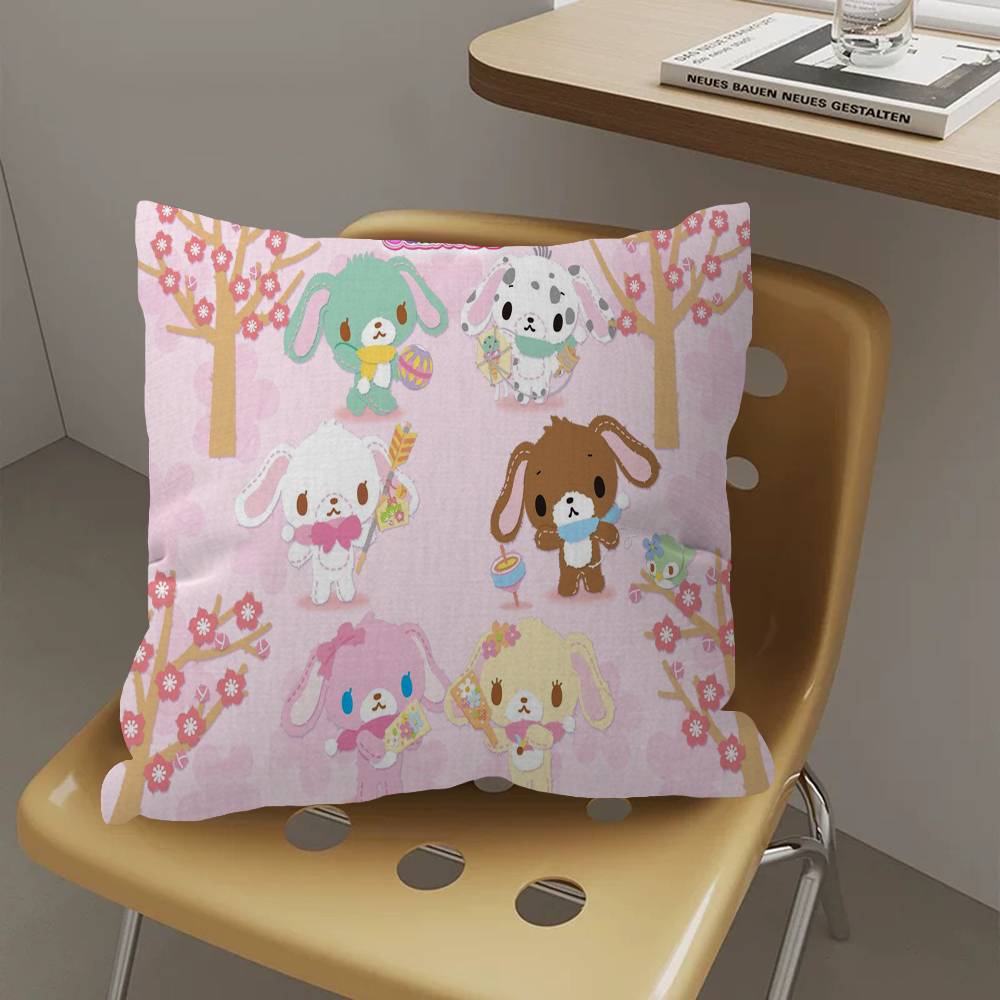 Cartoon Niedliche S-Sugarbunnies Kissenbezug Kissenhülle Deko Kissenbezug Bedruckter Kissenbezug für Sofa