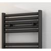 Luxrad Ares bathroom radiator 648 x 450 mm matt black 9005 MAT 312W