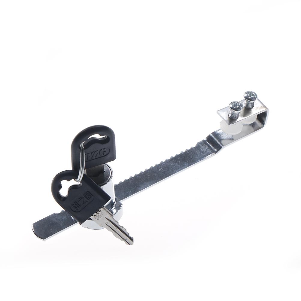 

1 Set Durable Practical Cabinet Glass Door Lock With Keys For Reptile Showcase Display Case