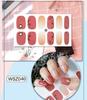 Personality 3D Bronzing Nail Sticker Short Full Coverage Nails Tips Glue Applique Decoration
