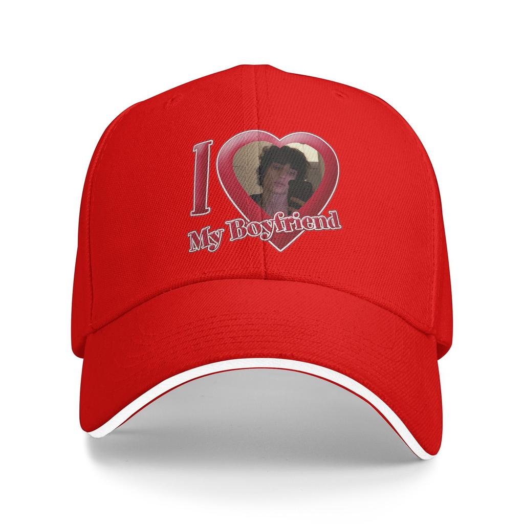 I Love Myboyfriend Sombr Casual Baseball Cap Hiking Fishing Hip Hop Hats Summer SunProof Couple Women Y2k Cute Baseball Caps