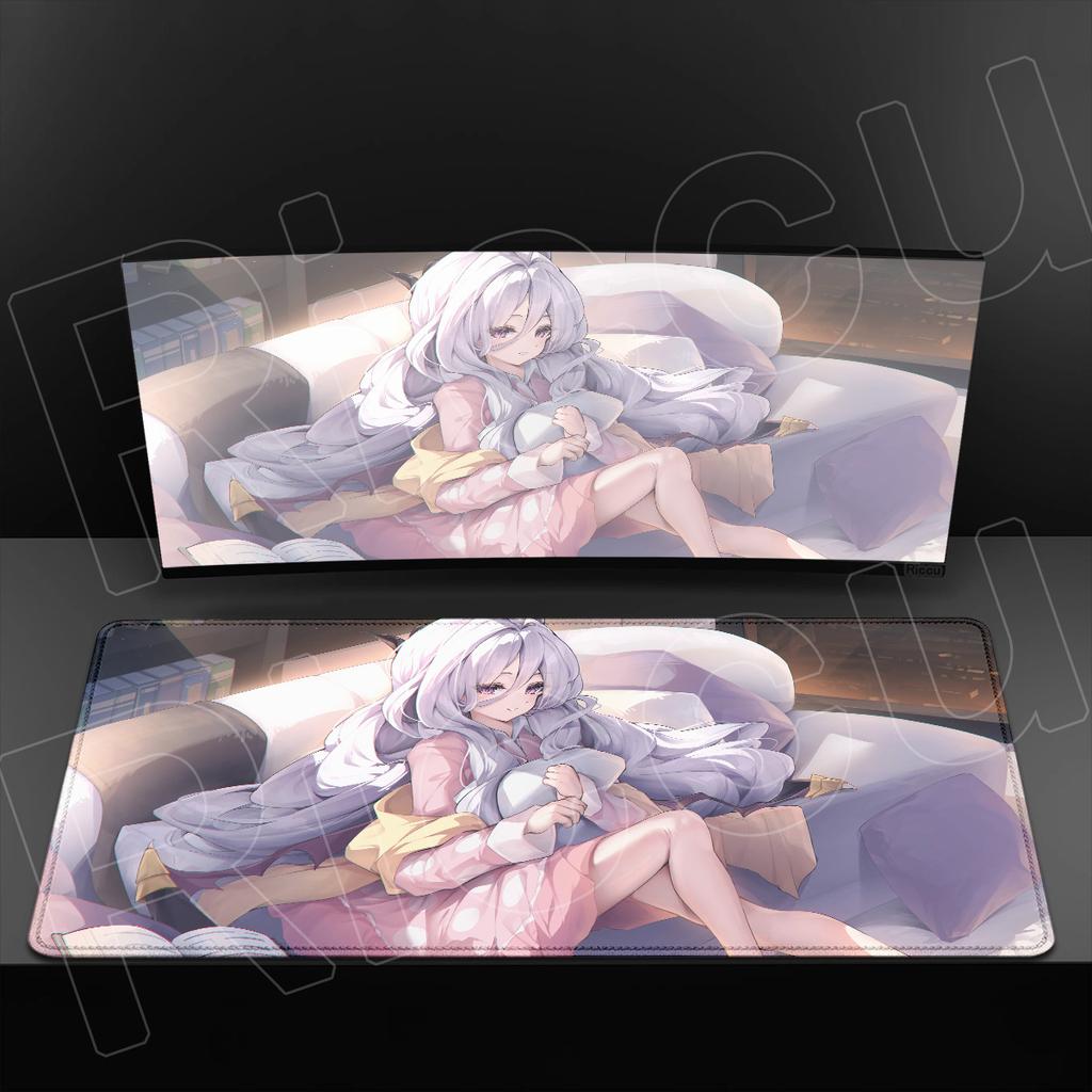 Mousepad Anime Sorasaki Hina Cute Desktop Carpet Xxl Laptop Blue Archive ESport Game Keyboard Mat Cartoon Pc Rubber Accessories