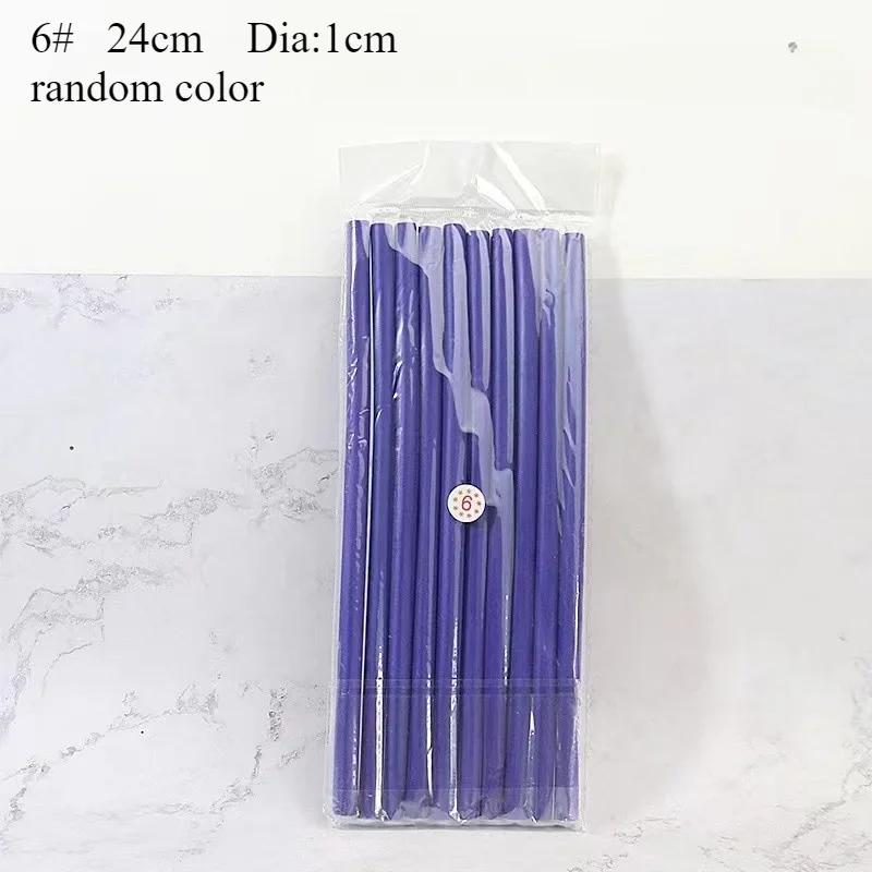 10pcs Flexible Hair Curling Rod Hair Curler Makers Soft Foam Bendy Twist Curls Flexi Rollers Styling Tools Hair Roller No Heat