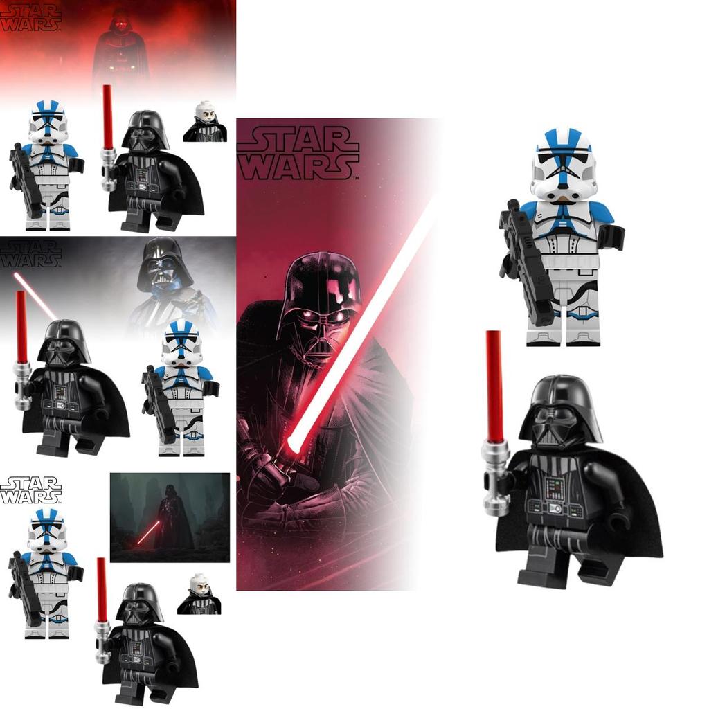 633021 Star Wars Building Blocks 11 Pieces Including Base