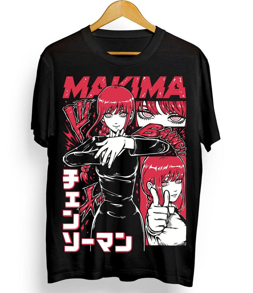 Denji & Makima Chainsaw Man T-Shirt PochitaAnime Manga Unisex T-Shirt All Size