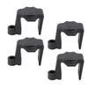 4pcs Boat Bumper Clips Nylon Pontoon Boat Bumper Hangers Clts for 1 to 1.25 Inch   Rails