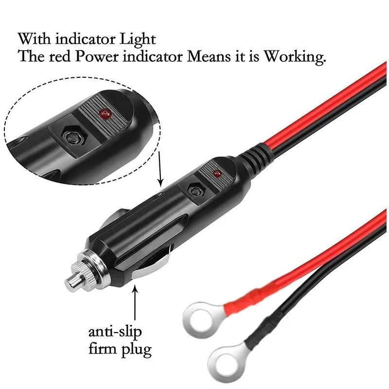 Charger Cable for Motorcycle Battery Terminal To SAE Quick Extension Cord Cable Connector for Battery Charger/Maintainer