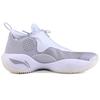 Li Ning All City 8 V2 All City 8 Cushioning Breathable Abrasion Resistant Low top Basketball Shoes Men's Gray White ABAQ023-1