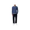 Polo Ralph Lauren FW23 Solid Logo Embroidered Cable Knit Sweater Men sweater Navy-Blue 710876762-017