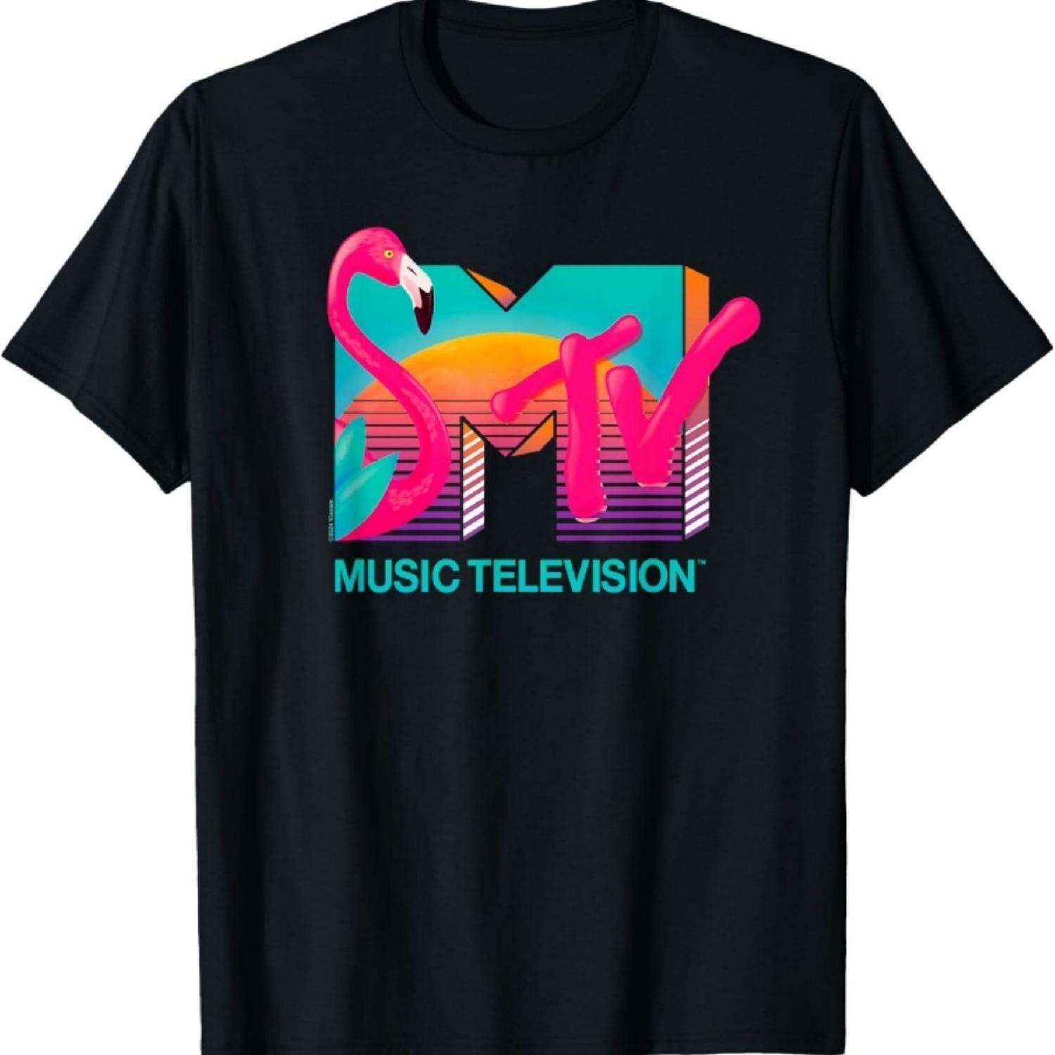 

MTV Vibrant Flamingo Sunset T-Shirt XXXXXL