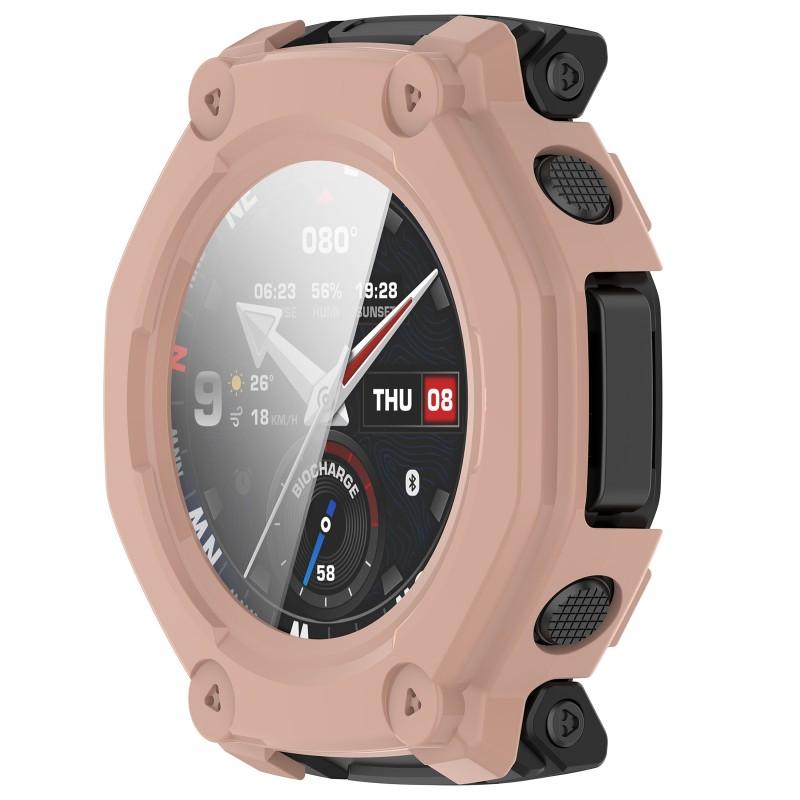 Funda de Cristal Templado para Amazfit T-REX 3 Pro/ T- Rex3 Smart Watch Cubierta Completa Protector para Huami Trex3 Pro 44mm 48m Carcasa Accesorios