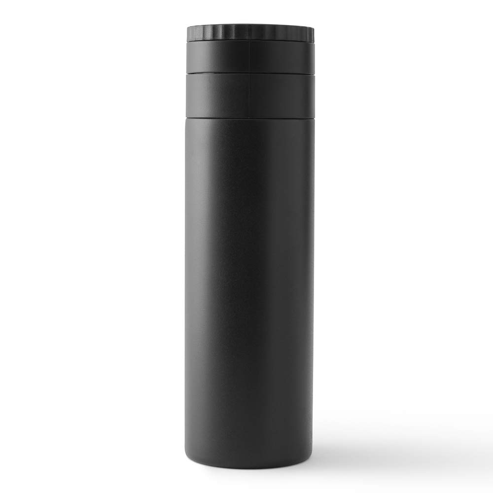 

Iris Ohyama Stainless Steel Water Matte Quick Open SB-Q480 Bottle, 480ml, Black, Lightweight, 270g,