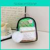 Backpack Kids Gradient With Pearl Handheld Plush Ball And Decoration Flower
