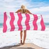 Ręcznik plażowy Szybkoschnący Ręcznik kąpielowy Outdoor Mikrofibra Paski Drukowany Miękki Chłonny Ręcznik Lato