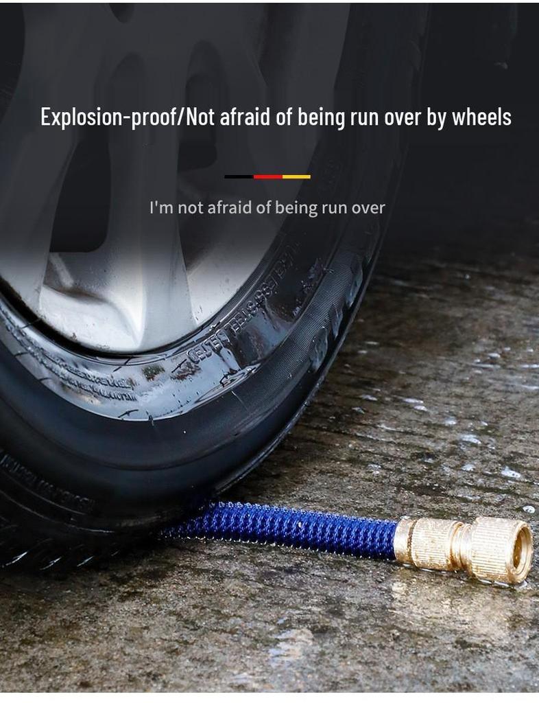 High-Pressure Telescopic Water Hose Set with Water Gun for Garden and Car Wash