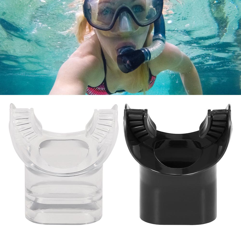 2 Pack Silicone Mouthpiece Replacement Snorkel Mouth Piece