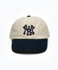 Naiseuwedeo Nw Knochen 6-Panel-Kappe (Elfenbein/Marine)