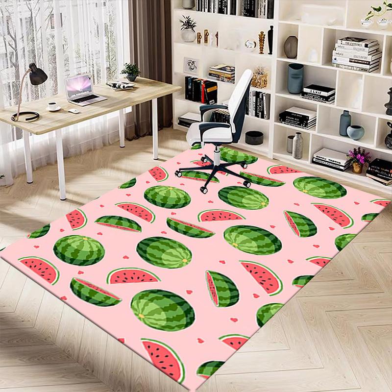1PC Watermelon Heart Extra Large Non Slip Floor carpet, Office, family, Studio   Large Area Rug Indoor Rugs, Bold Statement Piece