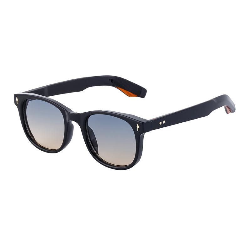 JYL TS Men's Square - Retro Driving Sun-Protective Trendy Sunglasses ZS-98139