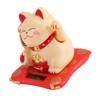 Solar Powered Cute Waving Cat Good Luck Wealth Welcoming Cats Home Display Car Decor