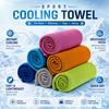Asciugamano Rinfrescante Estivo Morbido Traspirante Asciugamano Fresco Asciugamano Rinfrescante Sportivo Foulard per Yoga Palestra Fitness Corsa Allenamento Campeggio