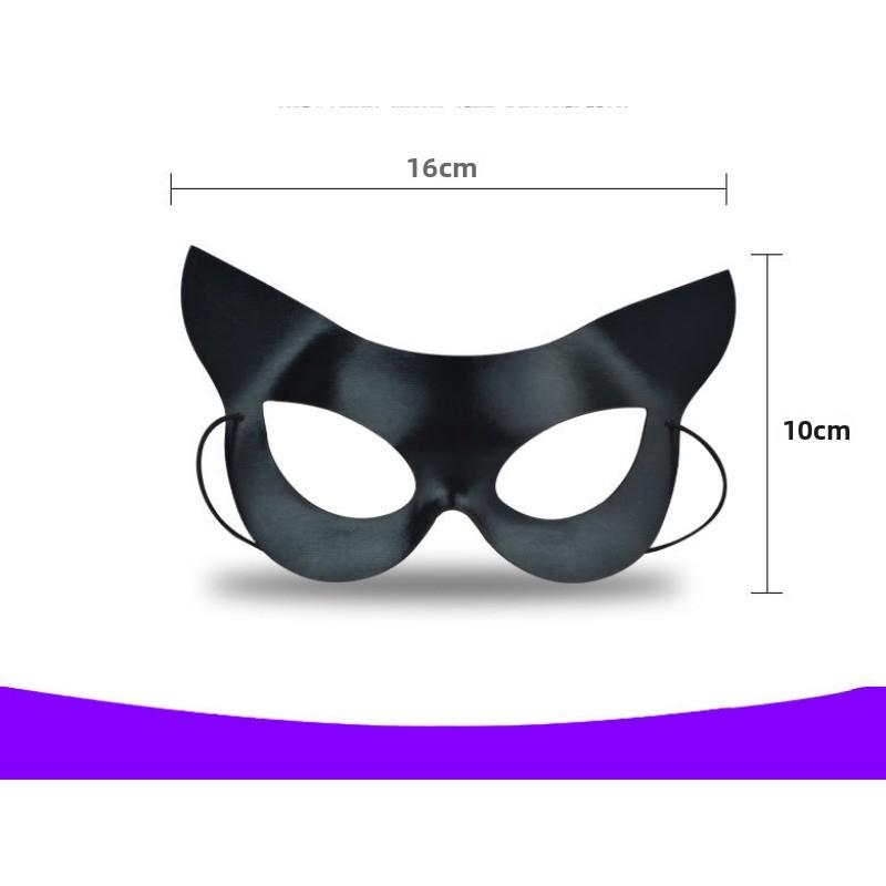 Halloween Costume Party Party Dress Up Props New Black Half Face Sexy Beauty Play Masks