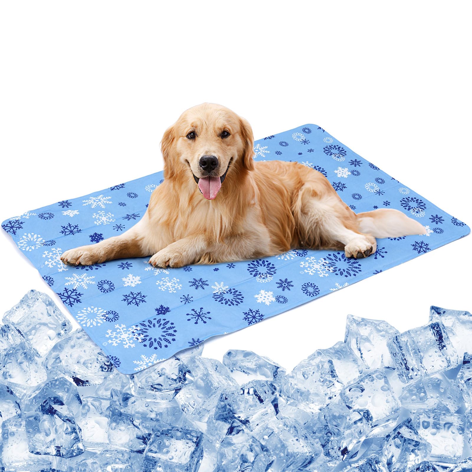 

Vamcheer Охлаждающий коврик для питомцев Охлаждающий коврик для собак и кошек Охлаждающий коврик для питомцев Охлаждающий коврик с охлаждающим гелем Летний охлаждающий коврик Охлаждающий коврик от жары и теплового удара Коврик для жевания Автомобильный ко