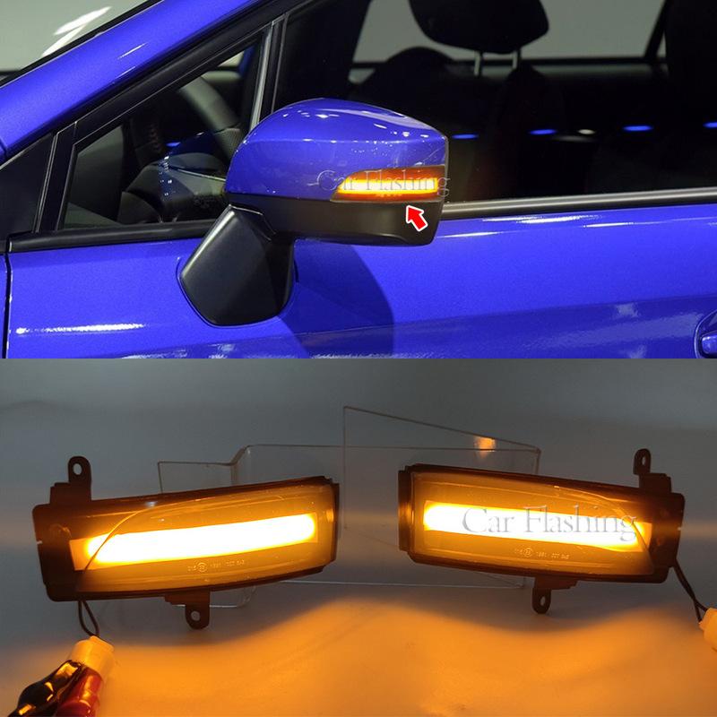 For Subaru Forester,WRX,XV,LEGACY rearview mirror lights, turn signal lights, reverse mirror lights, flowing LED