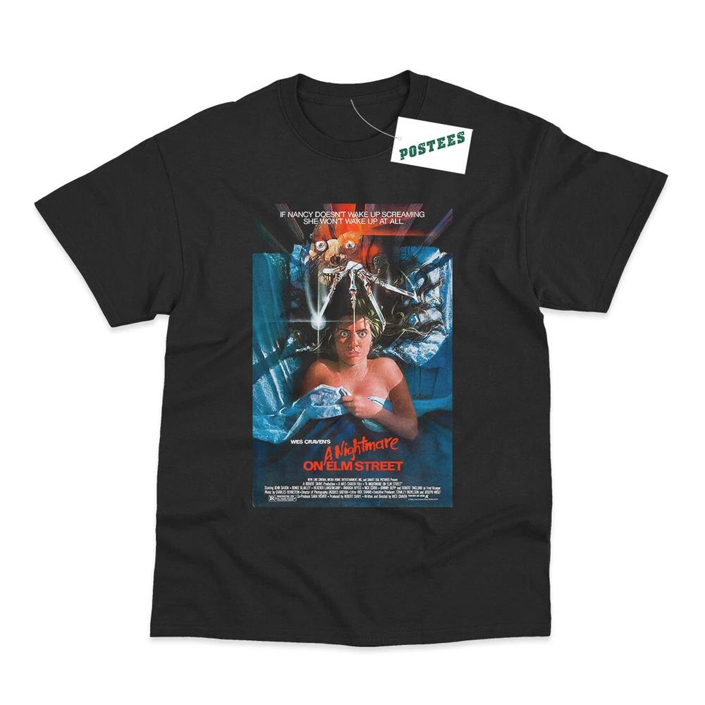 Retro Movie Poster Inspired By A Nightmare On Elm Street Dtg Printed TShirt M