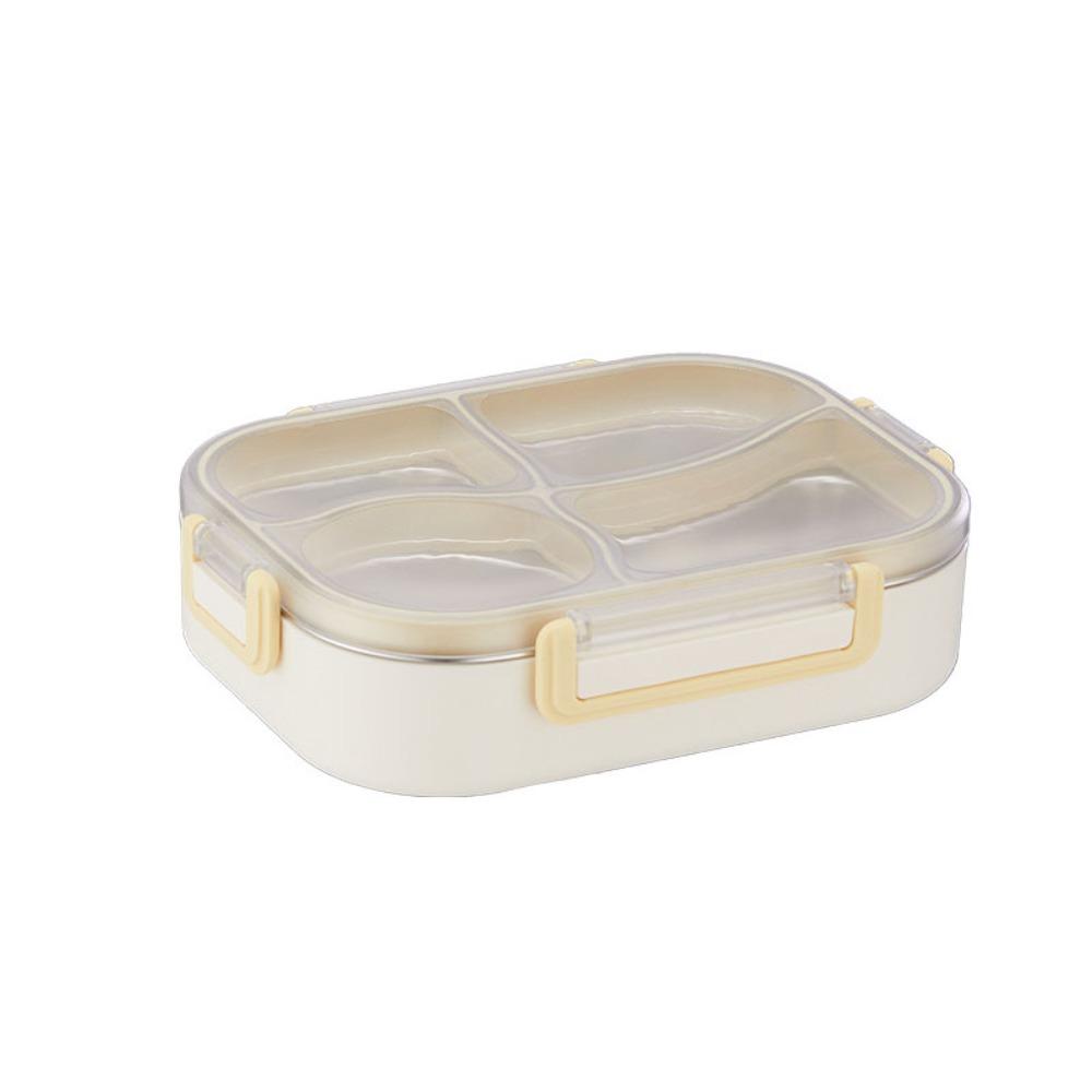 Divided Insulated Lunch Box 900/1400ML Compartment Lunch Box Stainless Steel Lunch Box  Worker