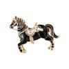 Lightweight Horse Design Brooch Pin Stylish Badge Pin Zinc Alloy Decorative Accessory For Clothing And Bags