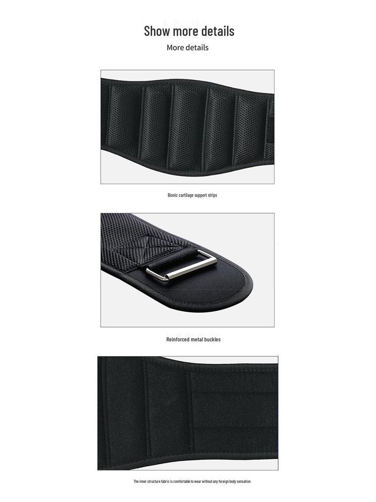 Professional Weightlifting Belt for Men & Women - Comfortable Waist & Back Support for Squats, Deadlifts, and Powerlifting Training