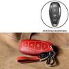 Premium Handmade Leather Key Case for Hongqi H5, 2023 H6, HS3, HS5, HS7, H9 - Women's Edition