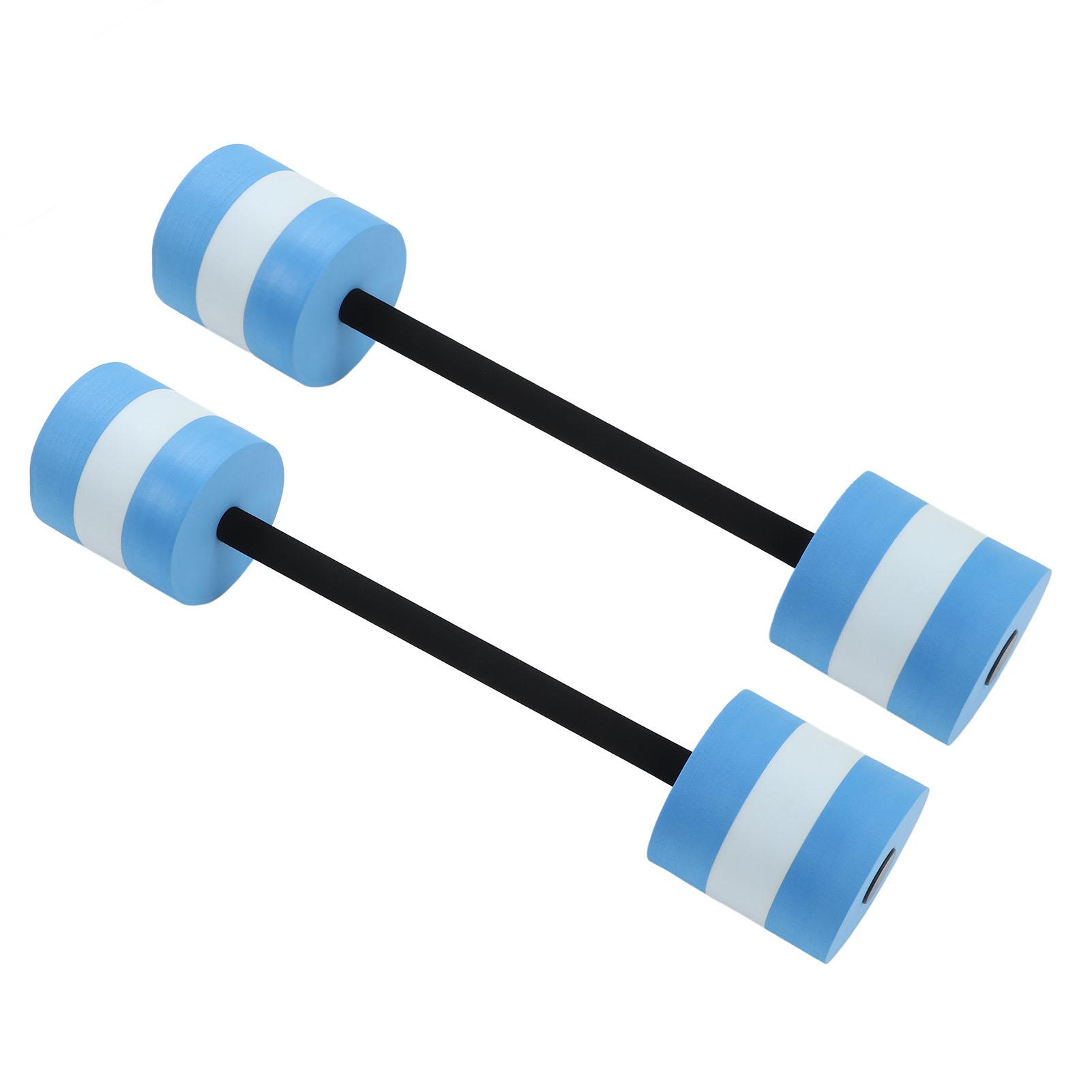 

Плавающие штанги 2 шт. бытовые синие утолщенные плавательные водные гантели для взрослых