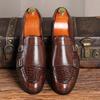 2025 autumn new men's shoes British fashion men's leather shoes large size shoes men's