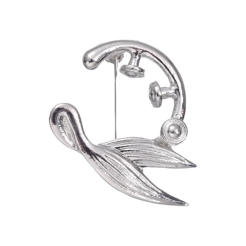 Anime Japanese Modern Inspired Mermaid Tail Brooch Highquality Metal Pin Perfect For Occasion Any
